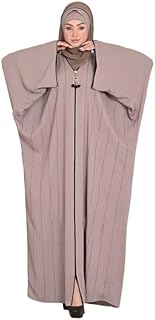 عباية واسعة بتصميم أكمام الوطواط – خامة مريحة وتفصيل خياطة طولية GAMAL SONS FOR ABAYA GS-120-42208-Parent