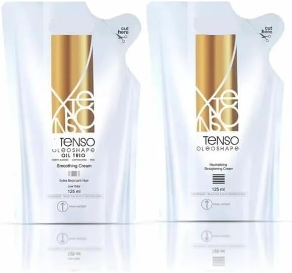 |_|0|REA|_ Profesionnels X.T.E.N.S.0 0leoshape Smoothing Resistant Hair Straightener + Neutralizing Cream 125ml EACH