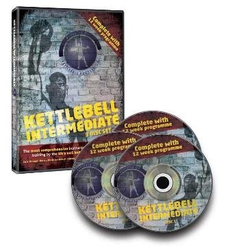 Kettlebell Intermediate 3 Disc DVD Set PLUS 12 Week Training Workout Programe For Strength