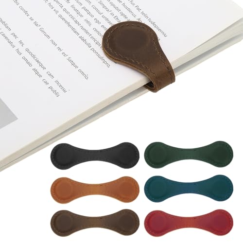 Marque-pages magnétiques lot de 6, cadeau idéal pour amateurs de livres