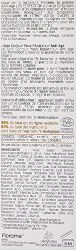 FLORAME Creme Anti-Aging Reparador Contorno Dos Olhos 40+ Para Pele Madura 15 Ml