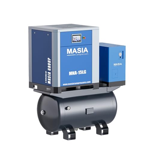Masia MNA Series All in One VSD Screw Air Compressor 20 HP - 84 CFM - 125 PSI
