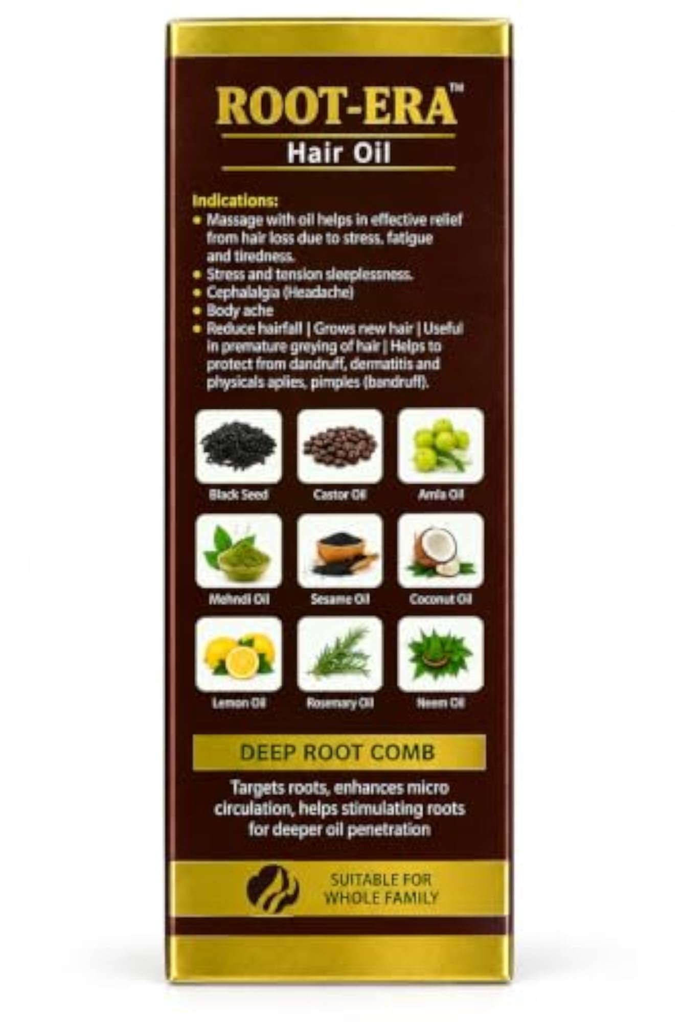 Advanced 20-Herb Ayurvedic Hair Oil, Intense Nourishment