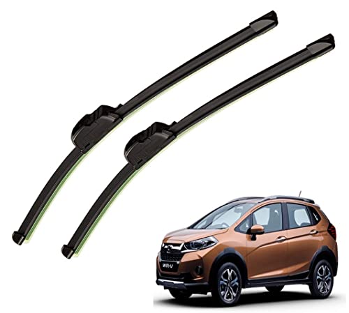 Image of Auto Hub Car Wiper Blades Compatibility With WR-V - Set of 2 Pcs (D-24,P-14)