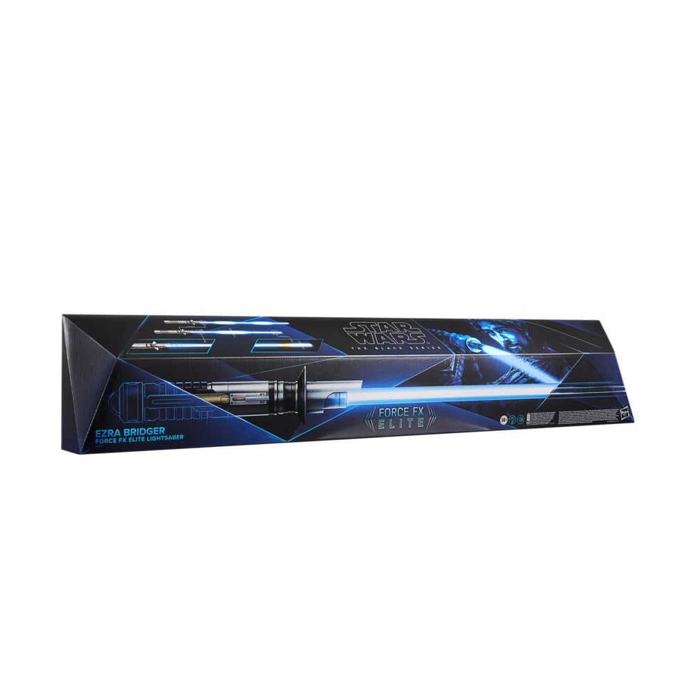 Star Wars Hasbro The Black Series, Spada Laser Force FX Elite di Ezra Bridger, Adatta per Collezionisti e Appassionati di Cosplay dei Supereroi, per Ragazzi e Ragazze dai 14 Anni in Su