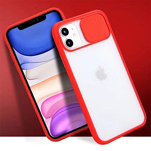 Custodia IPhone 11 Con Obiettivo Scorrevole: Morbida, Opaca E Anti-Impronta | Protezione Antiurto E Design Satinato
