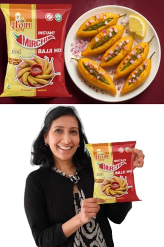 Hampi Gold Instant Bajji Bonda Mix Powder – for Mirchi Bajji, Pakoda & Bonda Just Add Water & Mix it 500 g