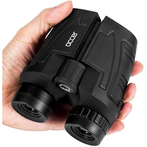 Occer 12x25 Compact Binoculars for Adults and Kids
