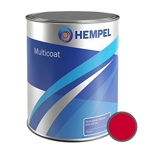 Hempel Multicoat - Pillarbox Red - 750ml - Boat Paint Topcoat