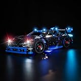 BrickBling LED Lights Compatible with Lego Technic Porsche GT4 e-Performance Race Car, Creative Light Kit Compatible with Lego 42176 (Lights Only, No Model)