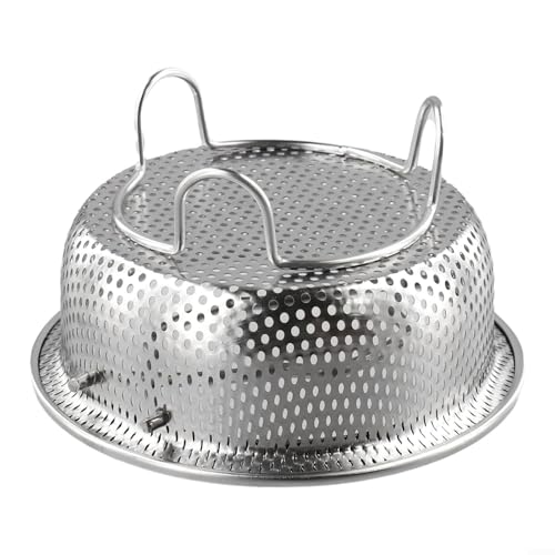 Insert de cuisine pour cuiseur vapeur en acier inoxydable 304 pour panier vapeur, casseroles et autocuiseurs, offre une structure robuste pour même la cuisson à la vapeur (S)