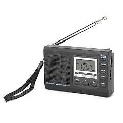 Mini Radio Portable Mini AM FM Radio with Digital Alarm Clock FM MW SW Radio Receiver FM Stereo