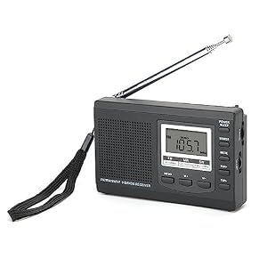 Mini Radio Portable Mini AM FM Radio with Digital Alarm Clock FM MW SW Radio Receiver FM Stereo