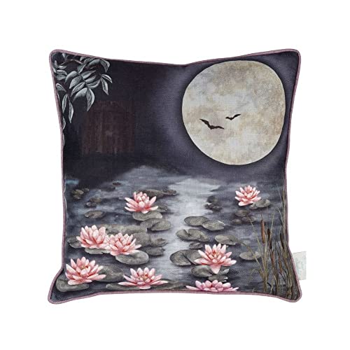 Image of The Chateau by Angel Strawbridge MOONLIGHT LILY GARDEN DUSK 45X45CM CUSHION