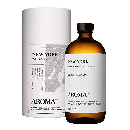 AromaTech New York Aroma Oil for Scent Diffuser, Premium Coffee, Chocolate, Bailey's, Almond, Sandalwood Luxury Aroma Oil for Cold-Air and UltraSonic Scent Machine - 120 Milliliter