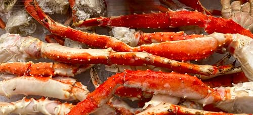 Alaskan Gigantic King Crab Legs | Jumbo Wild-Caught | Sweet, Succulent Crab Meat | 3 lb Box |...
