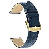 [Comfort e Lunga Durata] Realizzato in morbido cinturino in pelle 20mm che si adatta perfettamente al polso. La robusta cucitura ne garantisce la durata. Il perfetto orologio uomo con cinturino in pelle per un comfort che dura tutto il giorno
