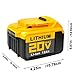 DCB Series 20V MAX Lithium-Ion Battery, 12Ah High Capacity, Multiple Protection System, 12000mAh Power Tool Battery Pack (3PACK 12AH)