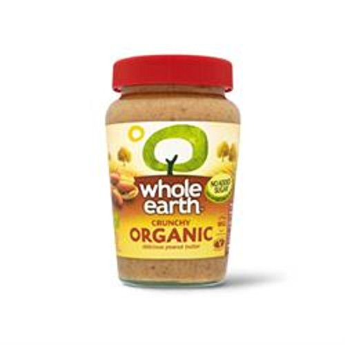 Whole Earth Organic Crunchy Peanut Butter No Added Sugar (340g) image 2