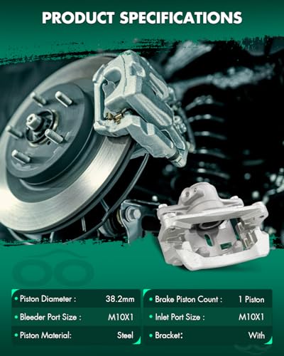 Image of SCITOO - Rear Right Disc Brake Caliper Assembly w /Bracket For Subaru