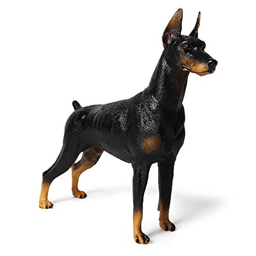Statue de chien sauvage KELIEQA figurine réaliste en résine solide pour collectionneur