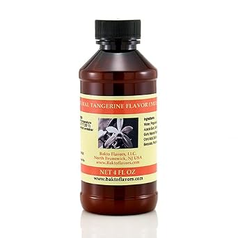 Bakto Flavors - Natural Tangerine Flavor Emulsion - 4 FL OZ