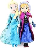 40cm AlloFuu 2 Stück 15.7in Anna & ELSA Plüschtiere Prinzessin Mädchen ELSA Spielzeug Puppe Mädchen Geburtstagsgeschenke Mädchen Plüschpuppe