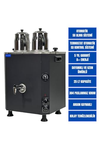 Tıtanıum 2 Demlikli Çay Kazanı (Elektrikli)