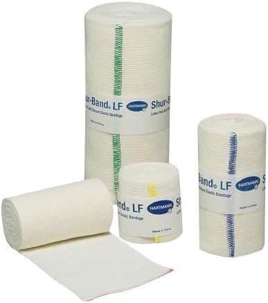 Hartmann 59560000 Shur-Band Latex-Free Self-Closure Elastic Bandage, 6" Width, 5 yd. Length (Pack of 10)