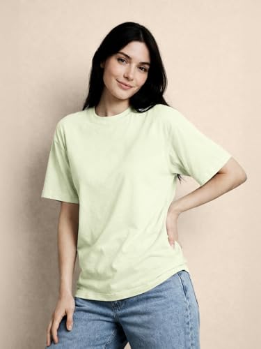 Image of Nobero 100% Cotton Tshirts for Women Combo Pack of 3 | Regular Fit | Printed | Round Neck Half Sleeve