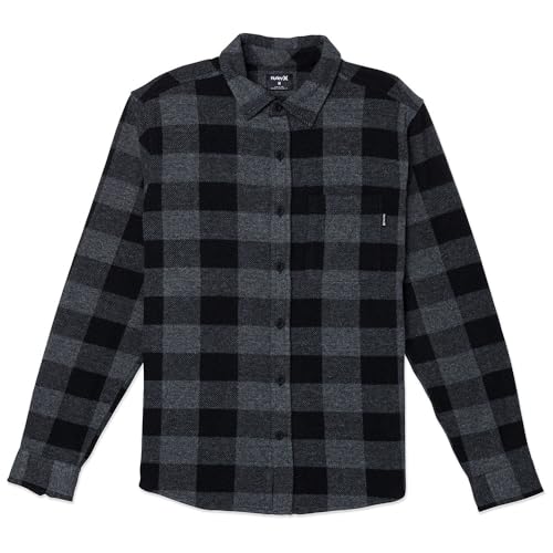 Hurley Portland Chemise Homme en flanelle de coton pour un style décontracté
