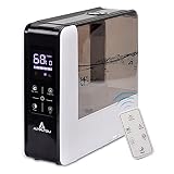 APPLYSU Humidifiers for Bedroom Large Room 5.5L, Cool Mist Ultrasonic Air Humidifier Vaporizer for Baby Home, Customized Humidity, Remote Control, Whisper-Quiet, Includes Essential Oil Box