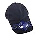 Camping Cap solarbetriebene Klima Fan Cooled Baseball-Mütze mit Solarbetriebene Kühlventilator Caps Reisen (dunkel Blu)