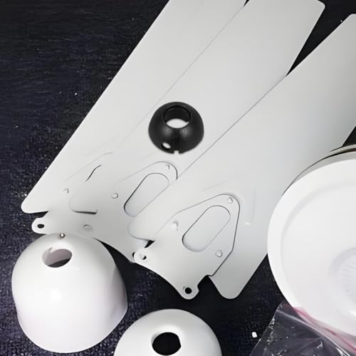Miniatura 9 de Diyeah Kit De Montaje Para Ventilador De Techo Soporte De Luz Y Base Compatible Con Ventiladores Pequeños Fácil Instalación Y Funcionamiento Estable