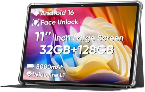 COLORROOM 2024 New Android 14 Tablet, 11" Tablet PC, Expand 12GB+128GB+512GB Support Face Lock, 18W Fast Charge+8000mAh Large Battery, Octa Core CPU, WiFi6, BT5.0, Touch Tablet