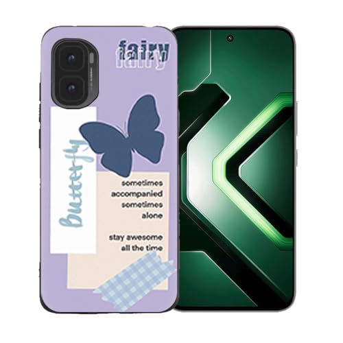 LCEHTOGYE �K�p HoInfinix GT 50 Pro�p�P�[�X�A�K�p HoInfinix GT 50 Pro (6,78")�ƌ݊����̂��钴���^�u���b�N�\�t�gTPU�V���R���Q���P�[�X�ی�J�o�[ - LLM46