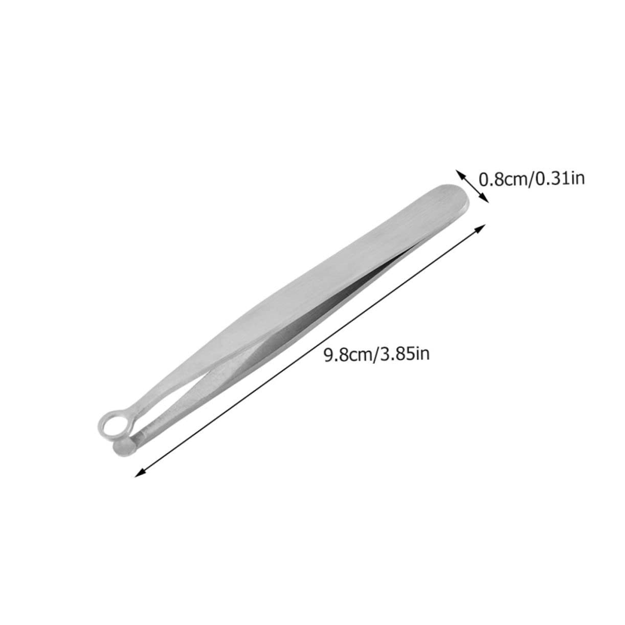 VICASKY Nose Hair Removal Tool Stainless Steel Nose Hair Trimmer Brow Trimmer Portable Ergonomic Handle for Home Use