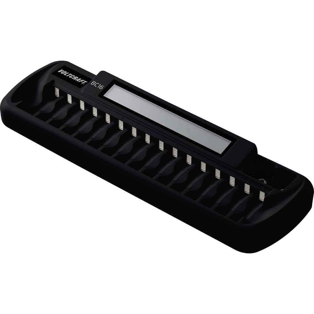 VOLTCRAFT BC16 Rundzellen-Ladegerät NiMH, LiIon Mignon (AA), Micro (AAA), 9 V Block