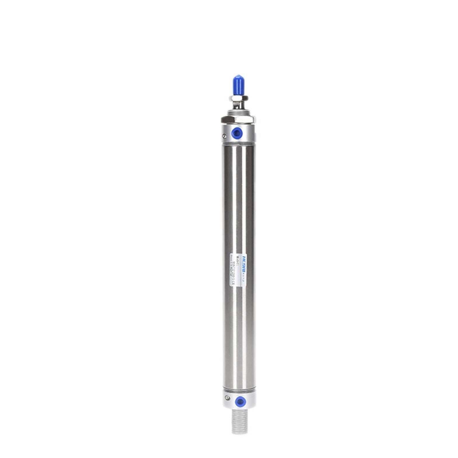 Mini cilindro neumático de acero inoxidable con amortiguador Cilindro neumático Diámetro MAC16 Carrera 25-300 mm Cilindro de aire(200mm Stroke)