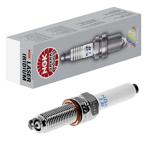 NGK Candela accensione 90560 Esecuzione raccordo ad anello (a tazza) & 1 Elettrodo di massa & Elettrodo centrale - iridio & schermato/a & 1 kOhm & con sede-tenuta piatta Apertura chiave: 16 mm