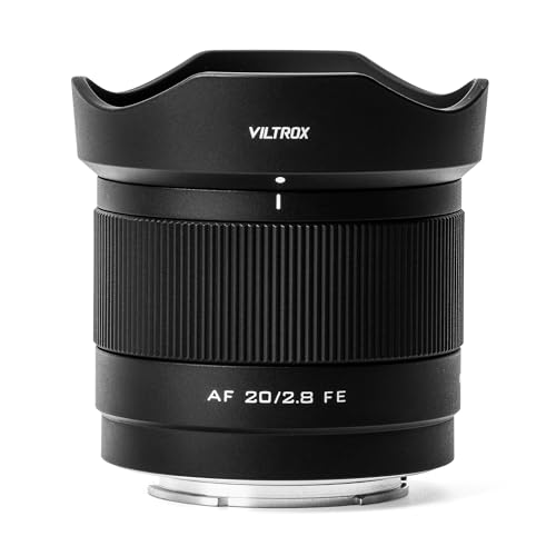 VILTROX 20mm f2.8 for Sony FE, e-Mount Full Frame Prime Wide Angle Lens, Auto Focus, Black - Image 6