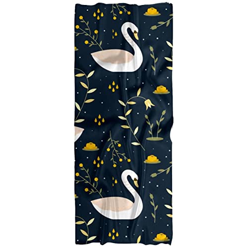 Écharpe légère femme pour protéger le cou avec ce châle enveloppant cygne