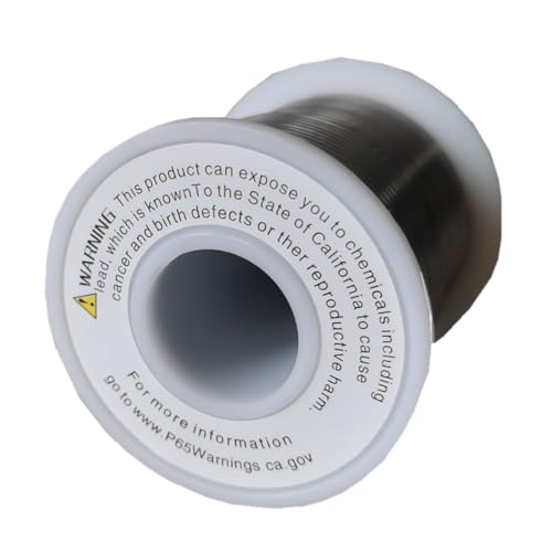 wyunway 60/40 solder for stained glass solder wire (450g(1LB),1/8\"(3mm) Dia