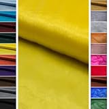 StoffBook GELB BRAUTMODE ORGANZA STOFF HOCHZEITSMODE DEKO STOFFE, D446