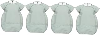 SAFIGLE Babadores Para Bebês 4 Peças Babadores Para Bebês Meninos Babadores Para Bebês Aventais De Arte Para Crianças Babadores Para Recém-Nascidos Suprimentos Para Alimentação De