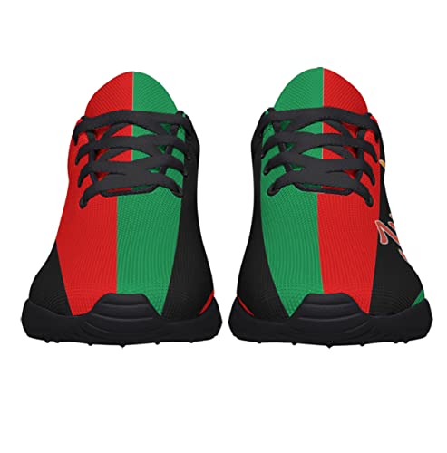 Sonzj-II Juneteenth Shoes, Freeish Since 1865 African American Women Running Sneakers Unisex Casual Tennis Shoes3