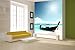Produktbild PVC Fototapete  ECO Wandbild Selbstklebende Tapete  3D Vinyl Wandsticker - Langes Boot und Poda Island in Thailand SW202(300x210CM)