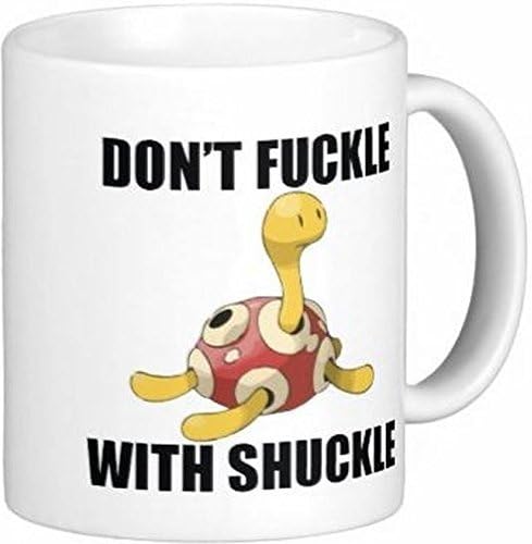 Taza de café de cerámica de 11 oz Dont Fckle con Shuckle de Quick Mugs 2 U