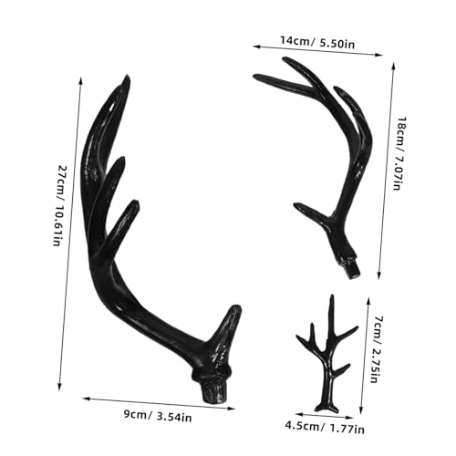 Cornes de cerf légères en plastique pour fabriquer un serre-tête de cosplay confortable - 2