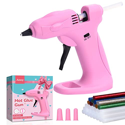 Glue Gun Cordless Usb Rechargeable: 2600Mah Battery Operated Fast Preheating Wireless Hot Glue Gun Kit With 30Pcs Mini Glue Stick For Crafts Diy Arts Home Repairs - Pink #TOP7